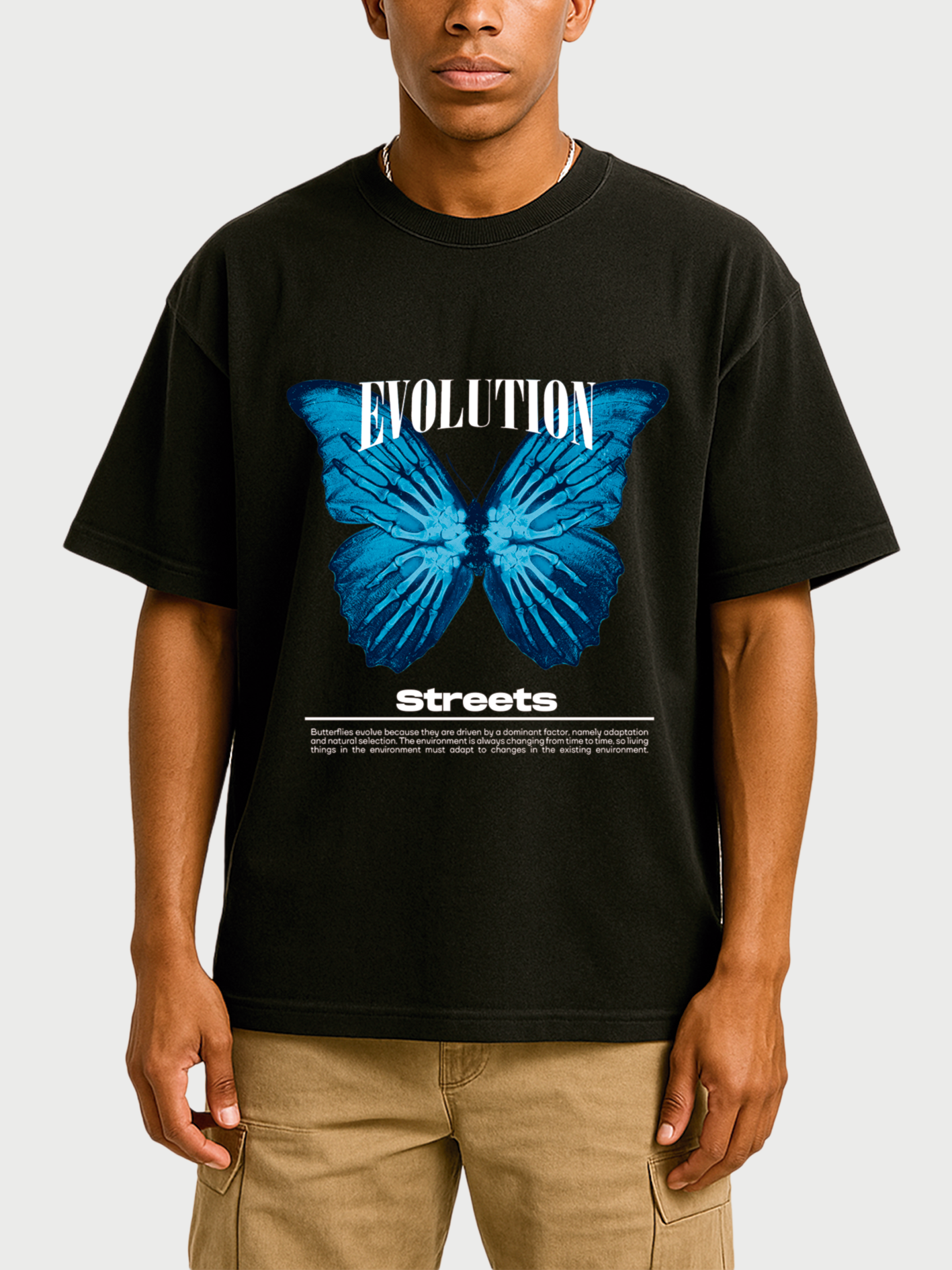 Camiseta Oversize Butterfly