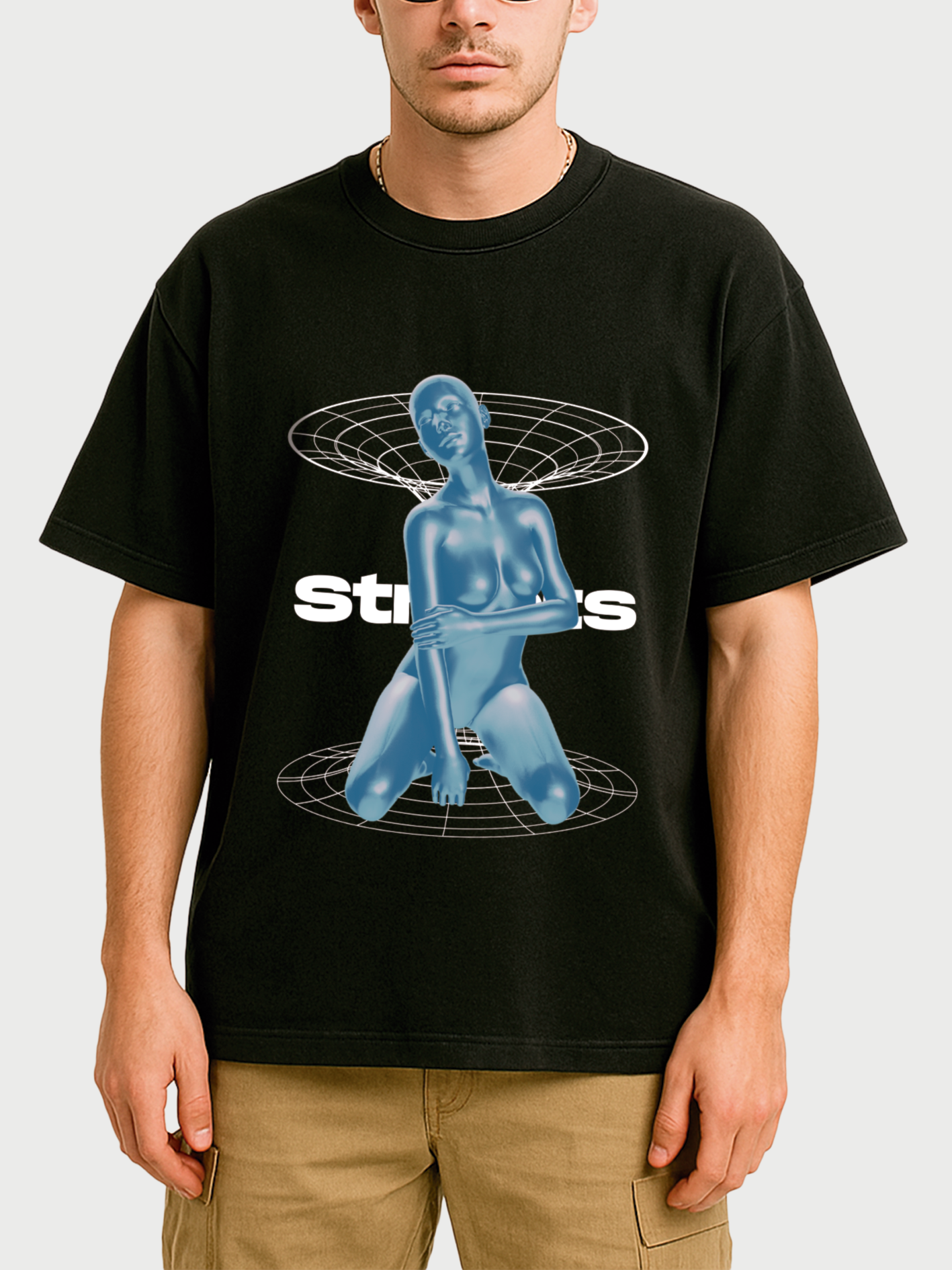 Camiseta Oversize Blue Angel