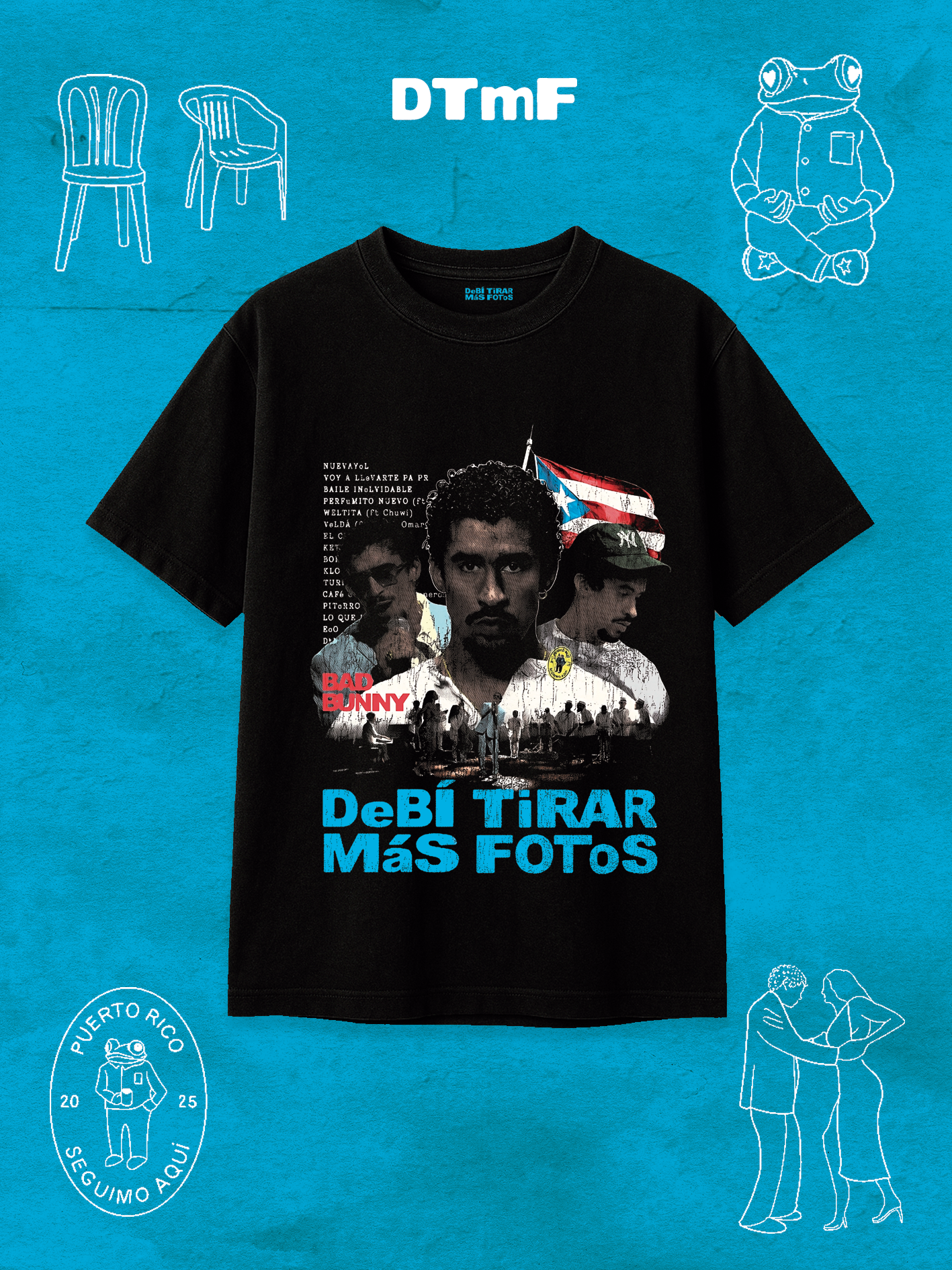 Camiseta Bad bunny DTMF