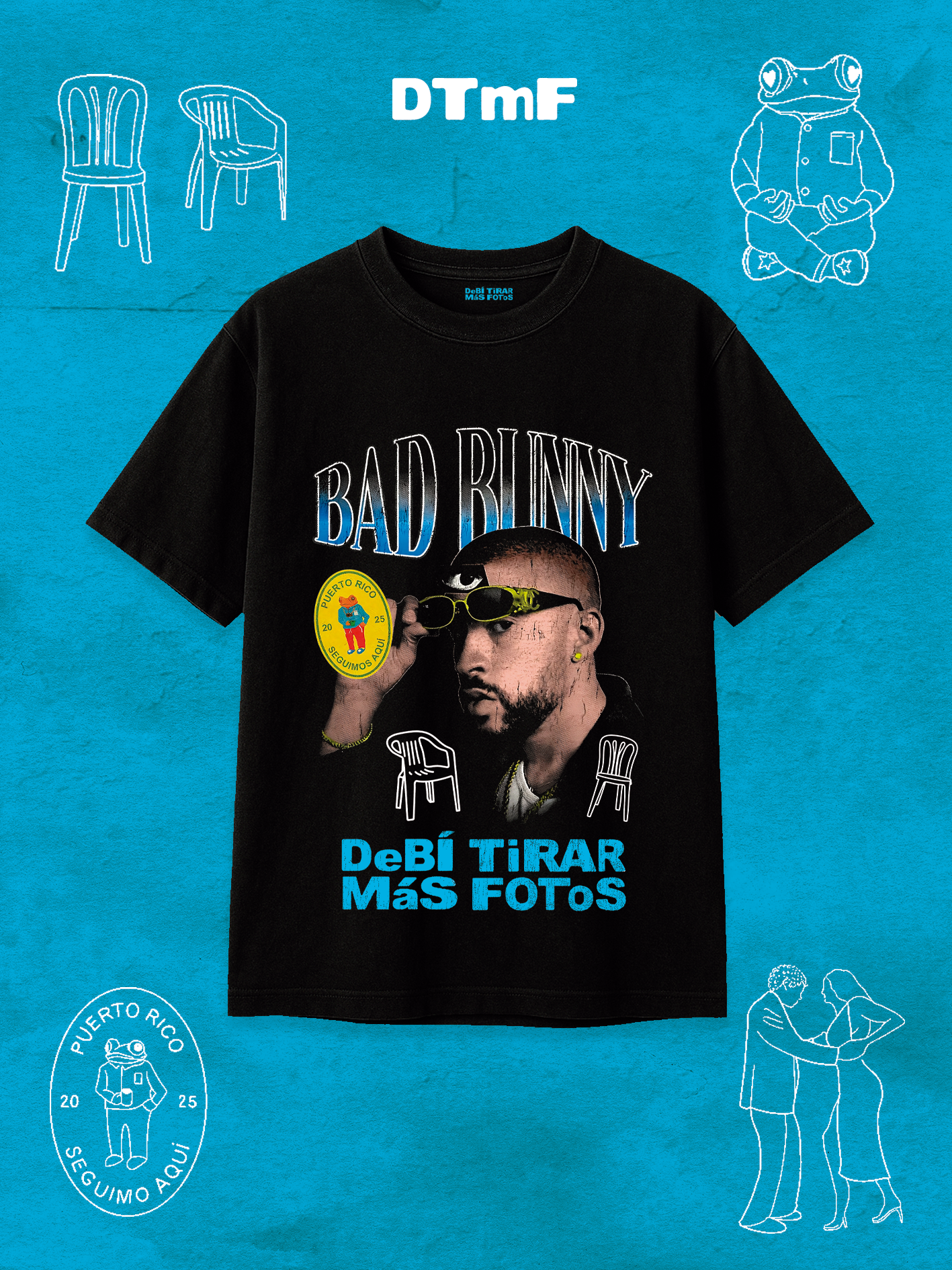 Camiseta Bad bunny DTMF