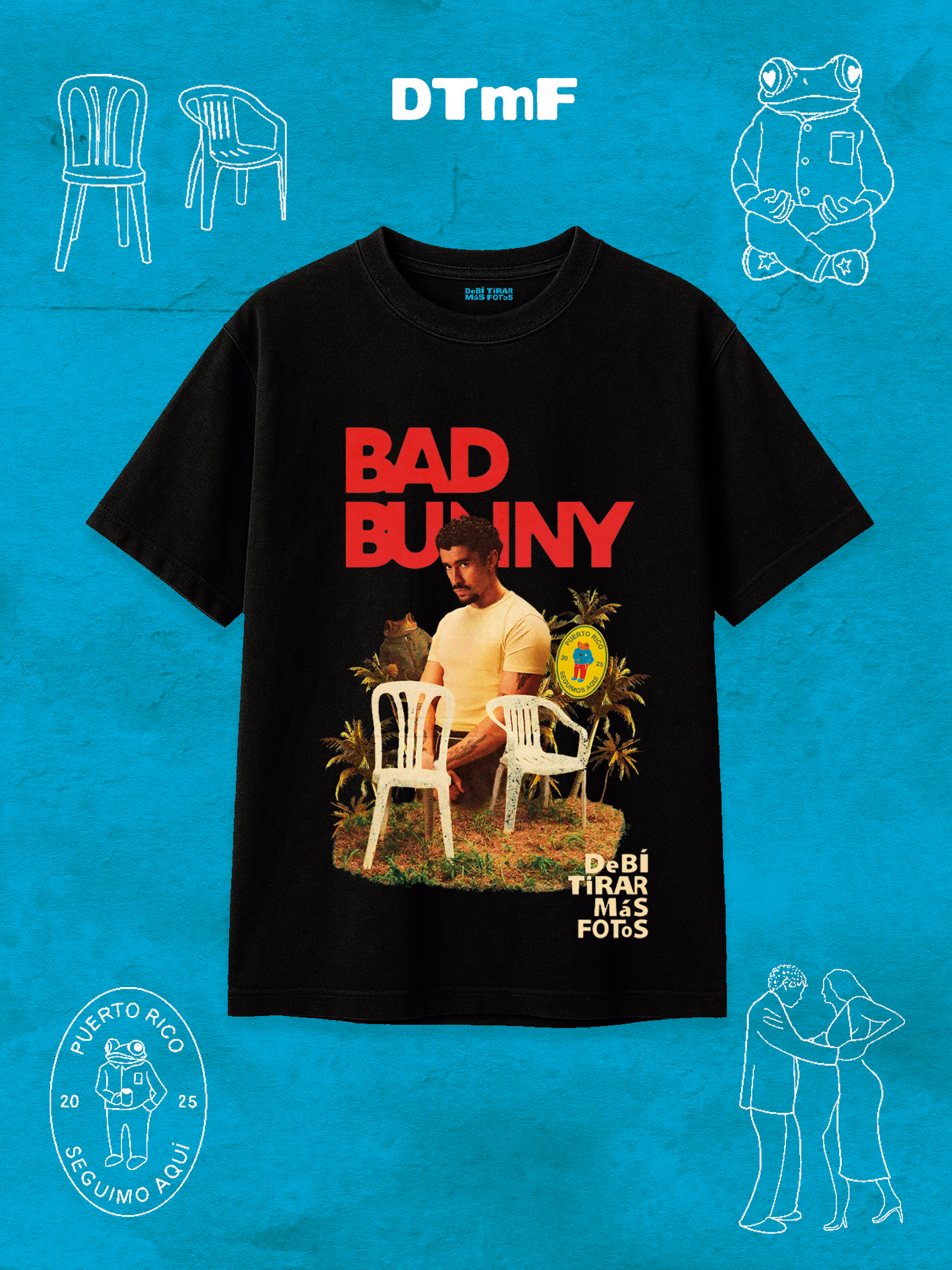 Camiseta Bad bunny DTMF