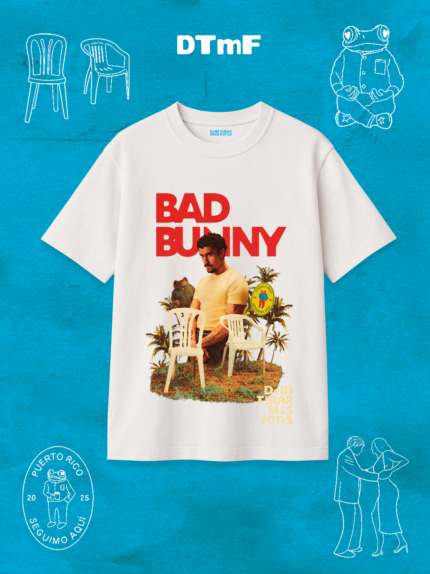 Camiseta Bad bunny DTMF