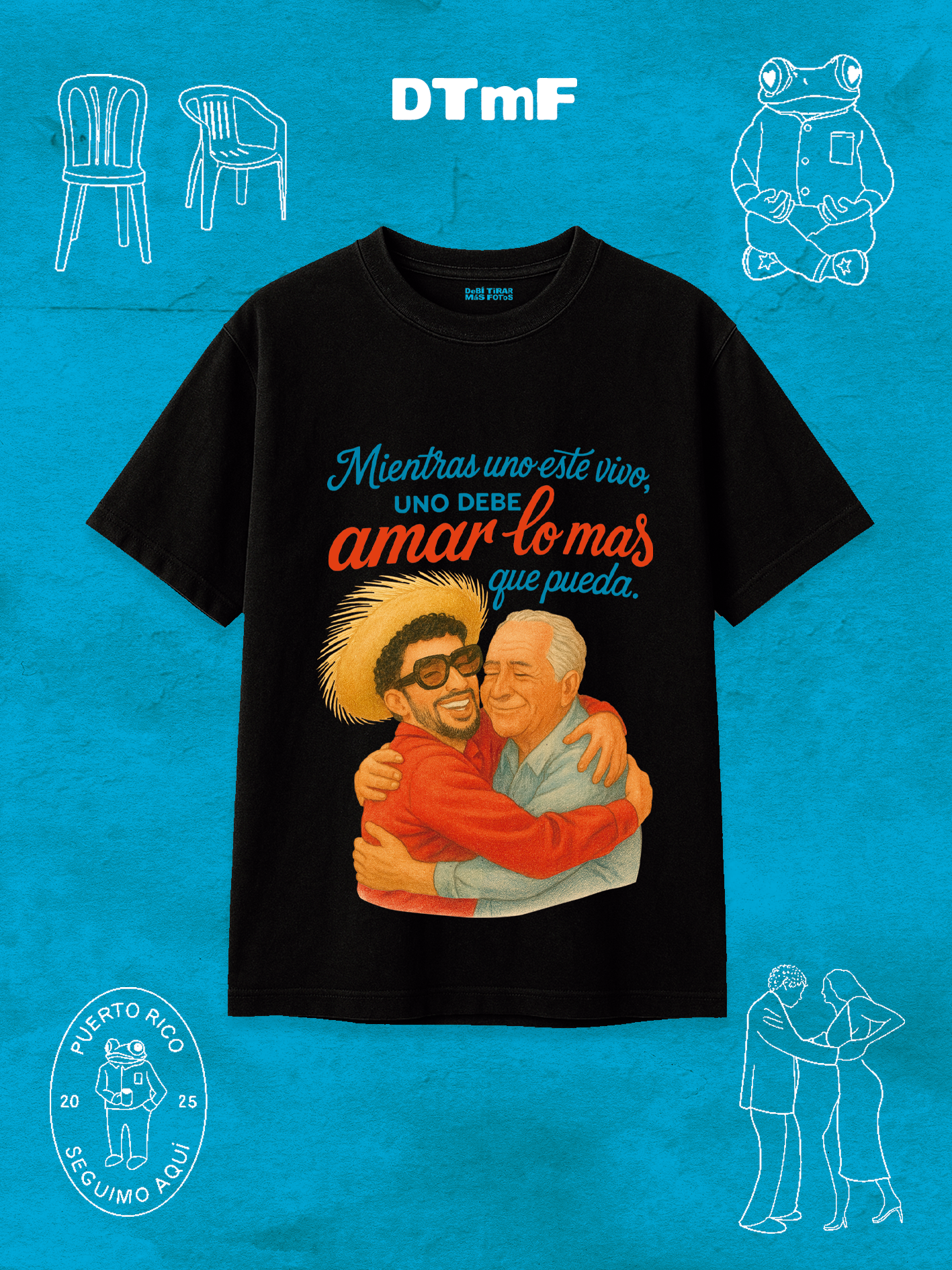 Camiseta Bad bunny DTMF