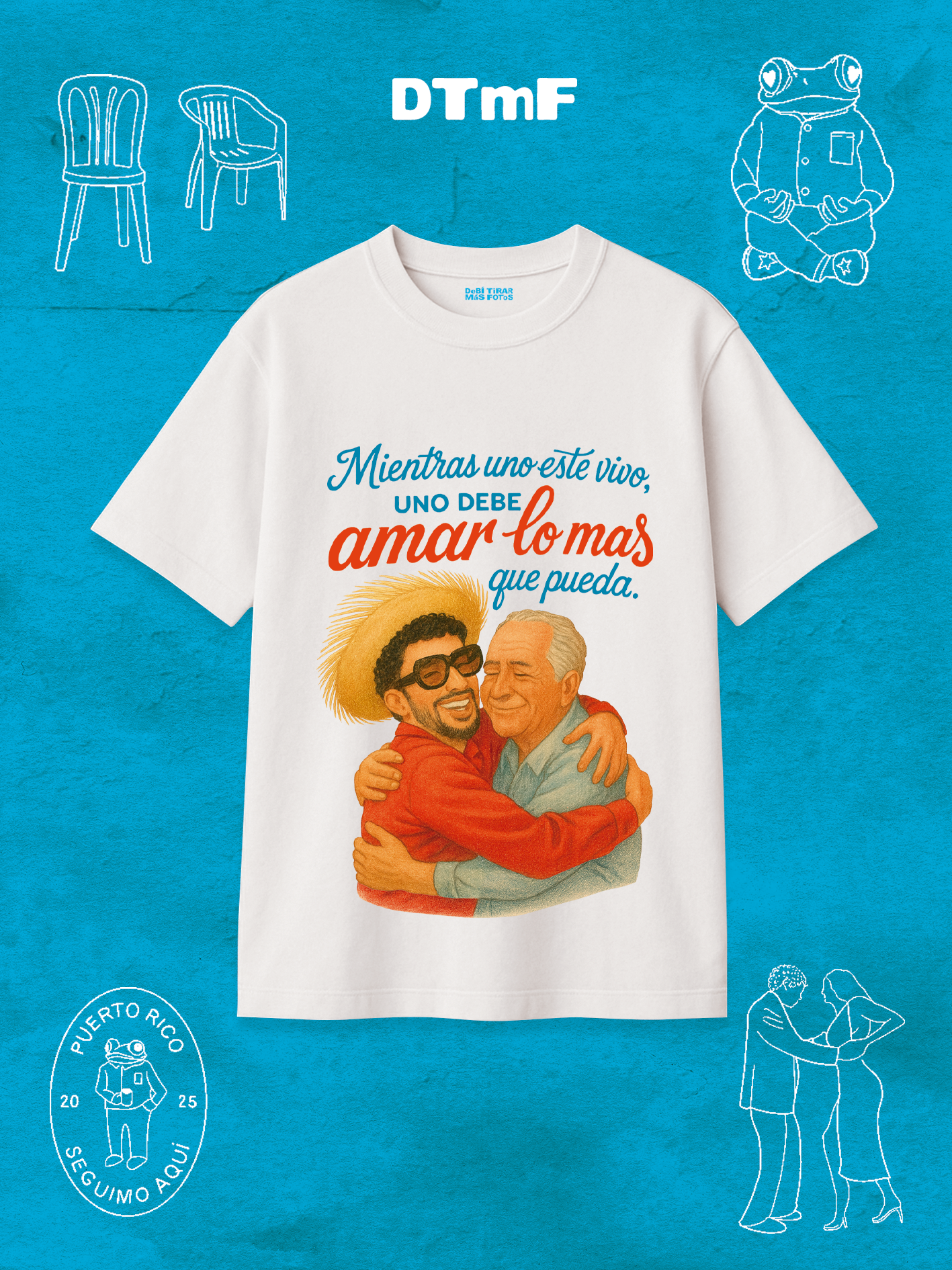 Camiseta Bad bunny DTMF