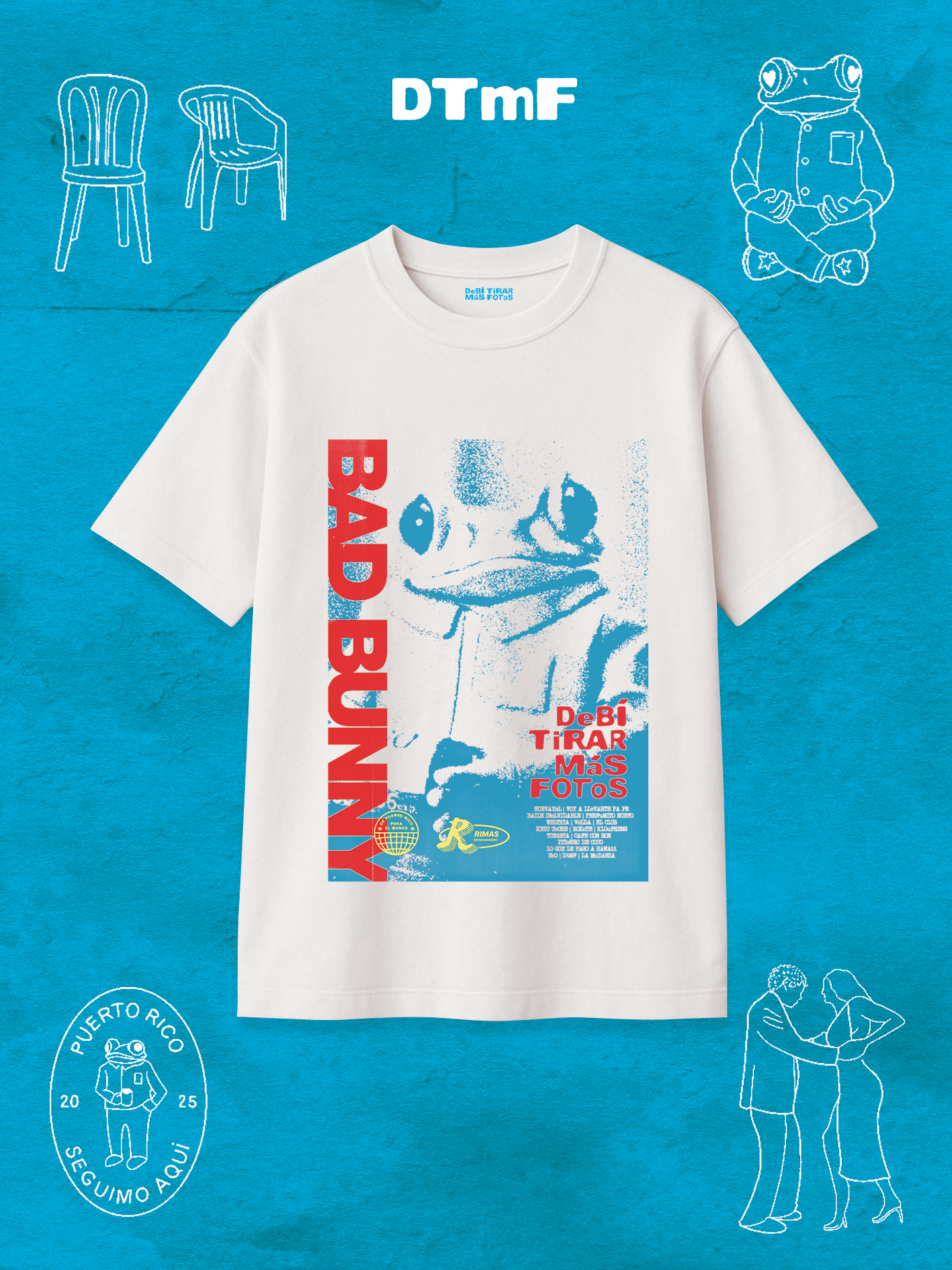 Camiseta Bad bunny DTMF