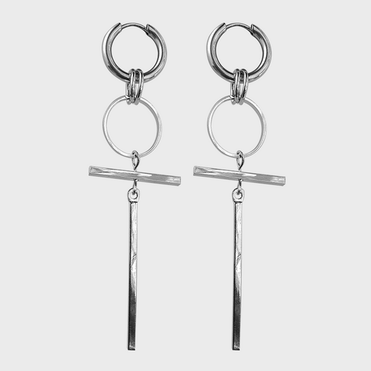 Aretes Estilo Cruz Ref 14