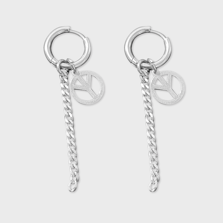 Aretes Simbolo Paz Ref 25
